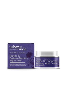 Urban Veda Peptide 30 Radiance Recovery Night Cream Aruveda Turmeric Papaya